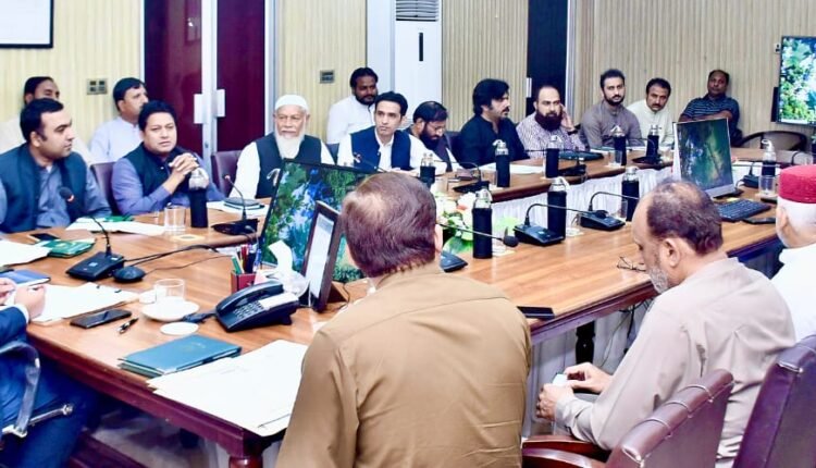 DC Bahawalnagar chairing Meeting of price control magistrates